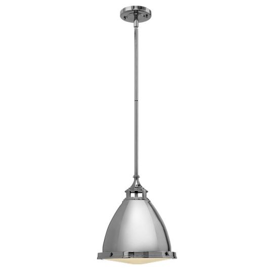Hinkley Lighting Amelia 1 Light Medium Pendant - Polished Nickel
