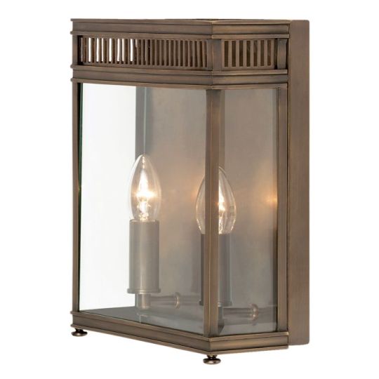 Elstead Lighting Holborn 2 Light Half Lantern Medium - Dark Bronze