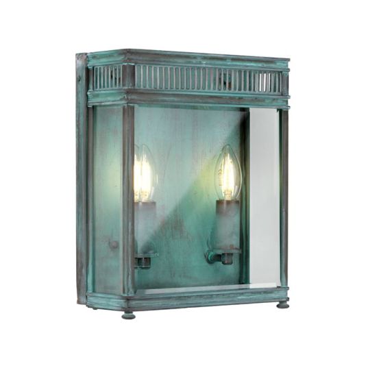Elstead Lighting Holborn 2 Light Medium Half Lantern