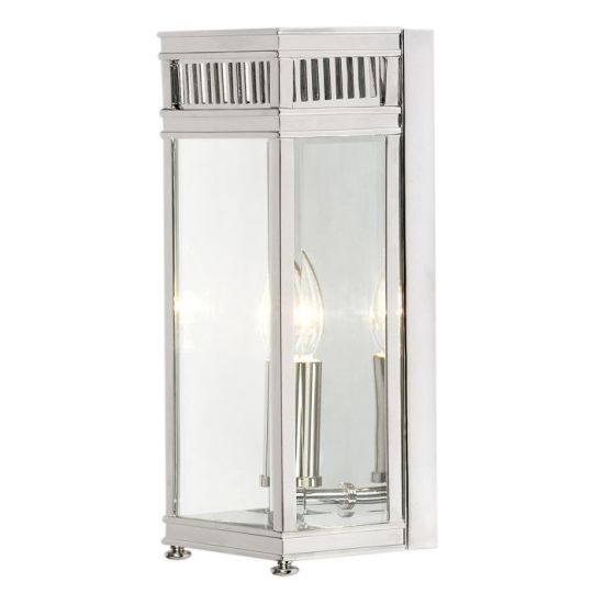 Elstead Lighting Holborn 1 Light Half Lantern Small - Polished Chrome