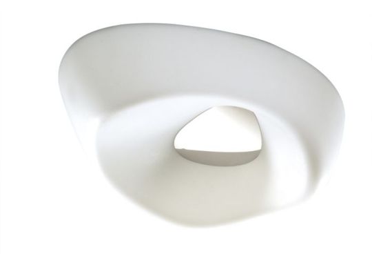 Mantra Huevo Ceiling 5 Light E27 Outdoor IP44 Polished Chrome / Opal White