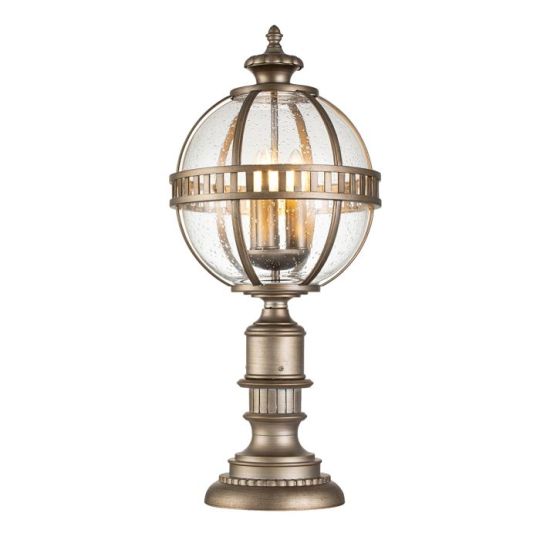 Kichler Halleron 3 Light Pedestal Lantern