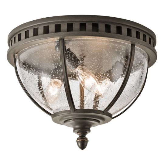 Kichler Halleron 3 Light Ceiling Flush