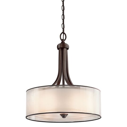 Kichler Lacey 4 Light Large Pendant - Mission Bronze