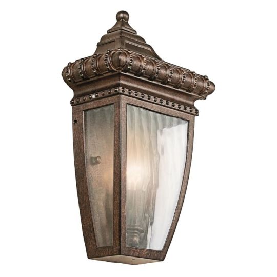 Kichler Venetian Rain 1 Light Half Wall Lantern