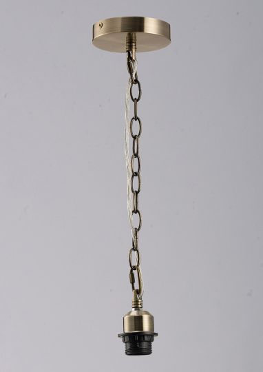 Diyas IL60016 Kudo Electrical Suspension Kit 1 Light Antique Brass