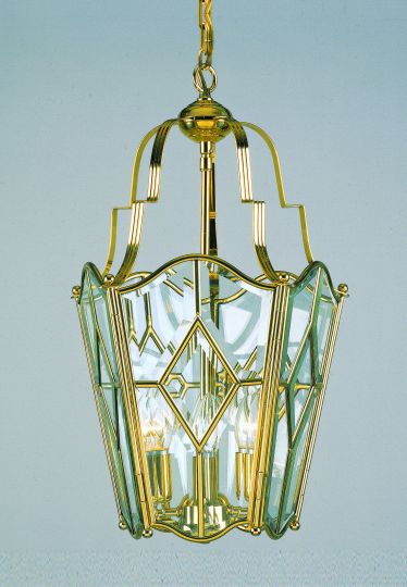 Impex LG56115/04 Alicante  Series Decorative 4 Light Polished Brass Ceiling Light