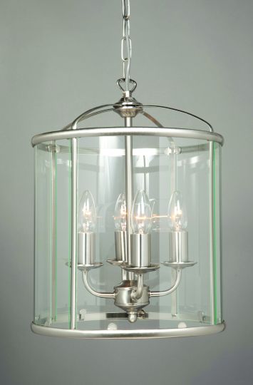 Impex LG77134/SN Orly  Series Decorative 4 Light Satine Nickel Ceiling Light