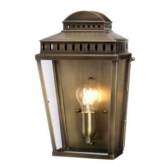 Elstead Lighting Mansion House 1 Light Wall Lantern - Brass