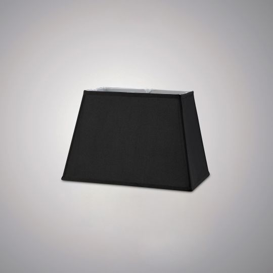 Diyas ILS20285 Maxine Rectangular Plain Fabric Shade 270/360x 240mm Black
