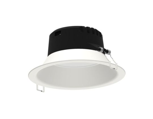 Mantra Medano Downlight 17.3cm Round 12W 3000K 1100lm White Cutout 150mm Cut Out: 150mm Driver Included 3yrs Warranty