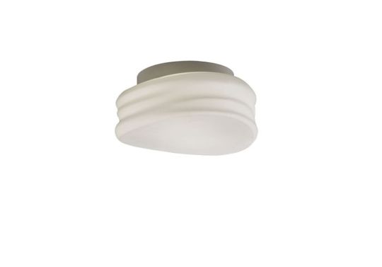 Mantra Mediterraneo Ceiling / Wall 2 Light GU10 Small Frosted White Glass CFL Lamps INCLUDED