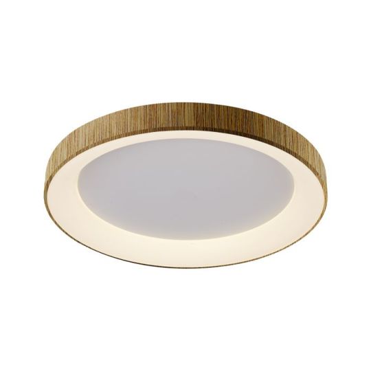 Mantra Niseko Ring Ceiling 65cm 48W LED 3000K 3900lm Wood 3yrs Warranty