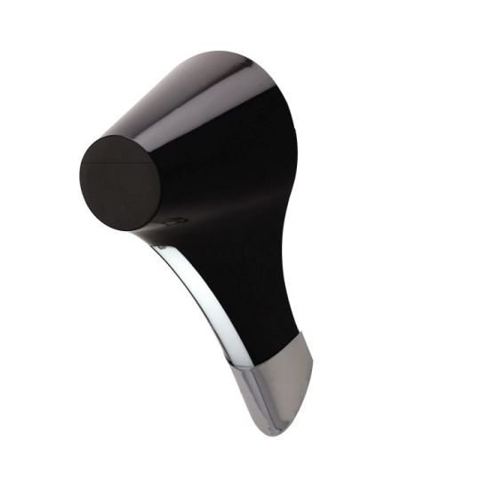 Mantra Ora Wall Lamp 1 Light E27 Gloss Black/White Acrylic/Polished Chrome CFL Lamps INCLUDED