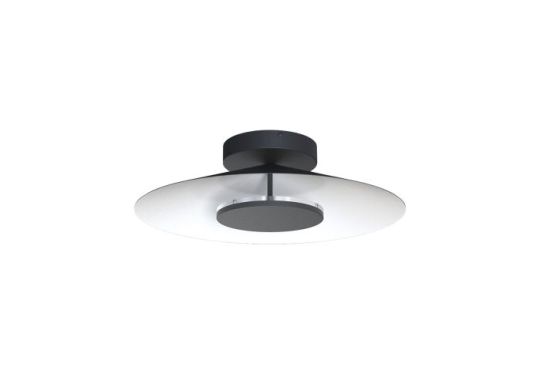 Mantra Orion Ceiling 25cm Round 8W LED 3000K 560lm White/Black 3yrs Warranty