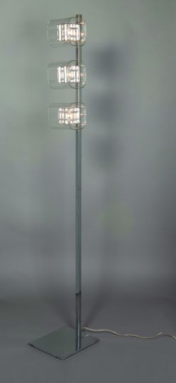 Impex PGH01515/FL/CH Avignon  Series Decorative 3 Light Chrome Floor Stand