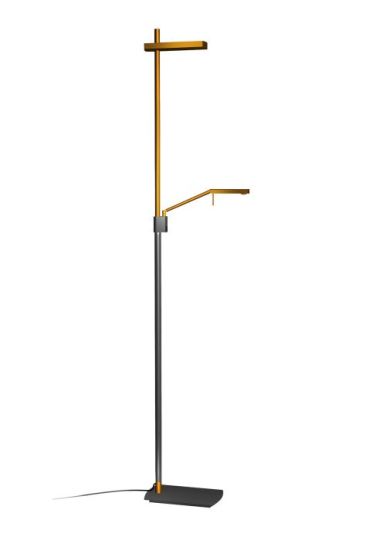 Mantra Phuket Floor Lamp 2 Light 21W Down 7W Up LED 3000K 3000lm Touch Dimmer Copper/Anthracite 3yrs Warranty ITEM IS COLLECTION ONLY