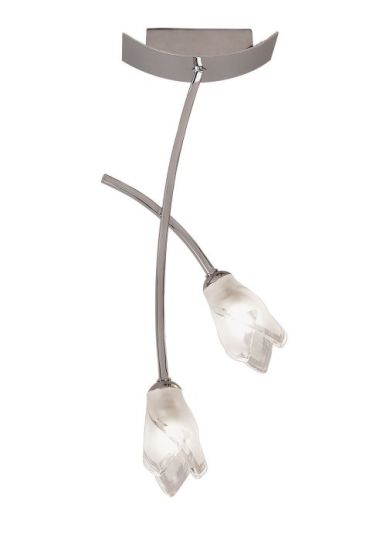 Mantra Pietra Ceiling 2 Light G9 Polished Chrome
