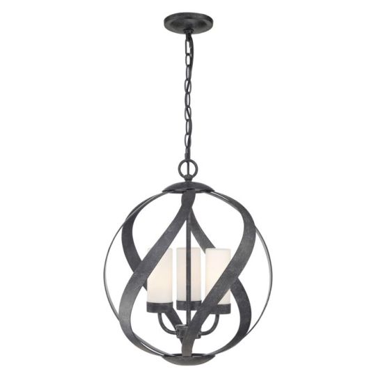 Quoizel Blacksmith 3 Light Outdoor Chandelier