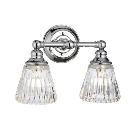 Quintiesse Keynes 2 Light Wall Light