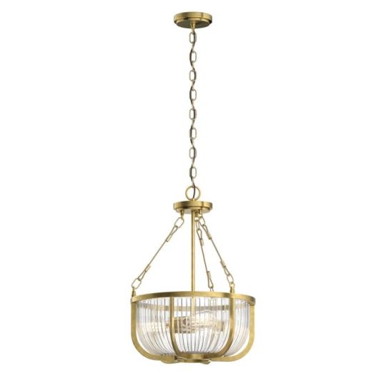 Kichler Roux 3 Light Pendant/ Semi-Flush