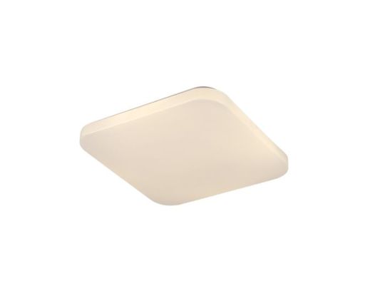 Mantra Quatro II Flush Fitting Square 30cm 30W LED3000K 1800lm White 3yrs Warranty