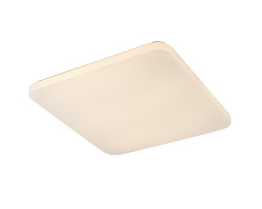 Mantra Quatro II Flush Fitting Square 50cm 60W LED 3000K 3800lm White 3yrs Warranty