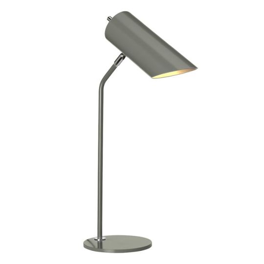 Elstead Lighting Quinto 1 Light Table Lamp - Dark Grey Polished Nickel