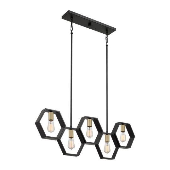 Quoizel Bismarck 5 Light Linear Pendant