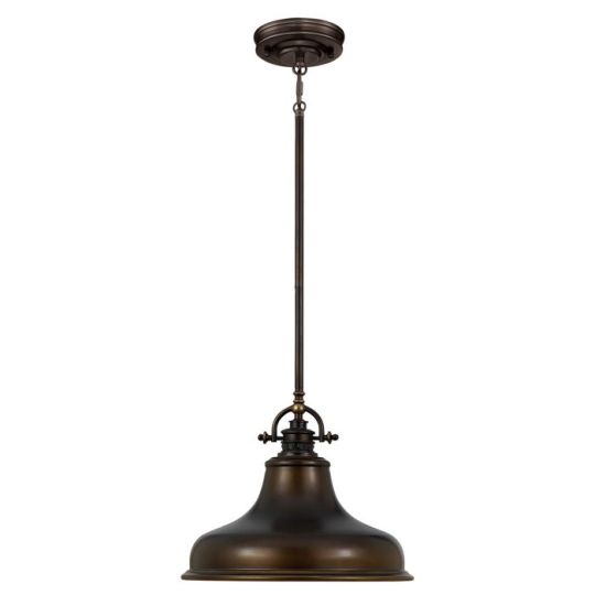 Quoizel Emery 1 Light Medium Pendant - Palladian Bronze