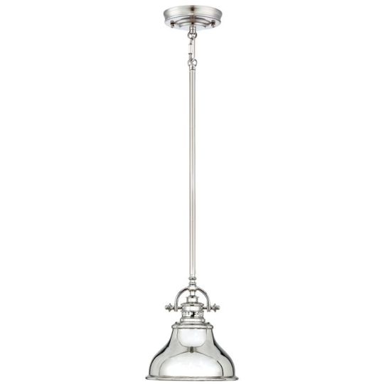 Quoizel Emery 1 Light Mini Pendant - Imperial Silver