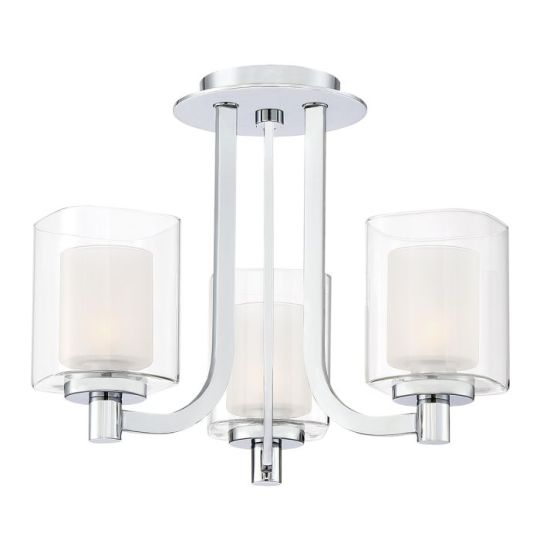 Quoizel Kolt 3 Light Semi-Flush Mount