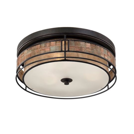 Quoizel Laguna 3 Light Large Flush Mount 