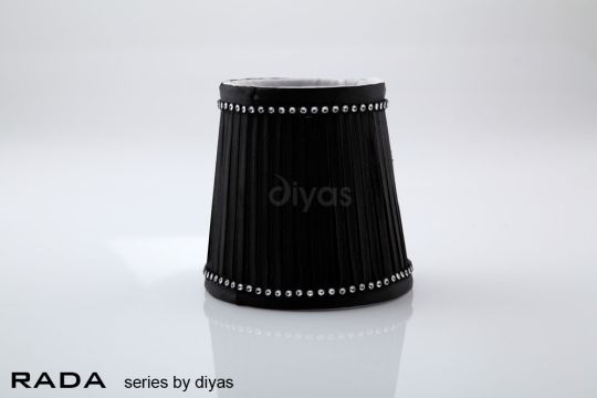 Diyas Lighting ILS10641 - Rada Fabric Shade Black 85mm