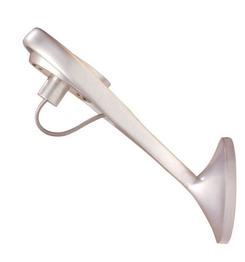 Mantra Rak Wall Lamp 1 Light GU10 Ar111 75W Silver Grey