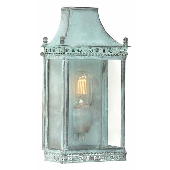 Elstead Lighting Regents Park 1 Light Wall Lantern - Verdigris