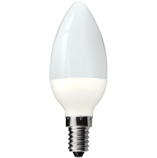 LED 5.5w Pearl Candle Bulb - Small Screw - Warm White 