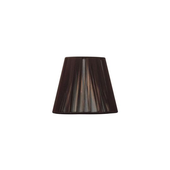Mantra Clip On Silk String Shade Dark Brown 80/130mm x 110mm