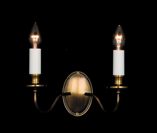 Impex Lighting - Georgian 2lt Light Bronze