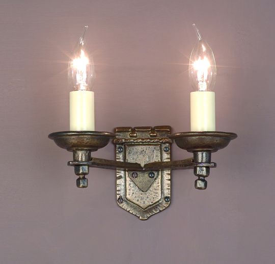 Impex Lighting - Tudor 2lt Light Bronze