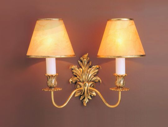 Impex Lighting - Dauphine 2lt Polished Brass