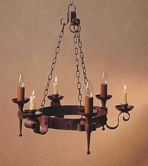 Impex Lighting - Refectory 3lt/3 candle Aged