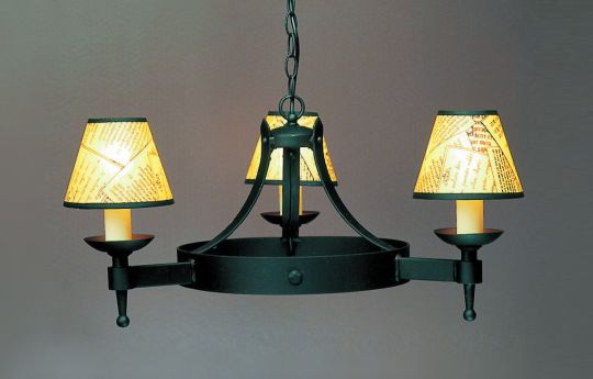 Impex Lighting - Saxon 3lt Matt Black
