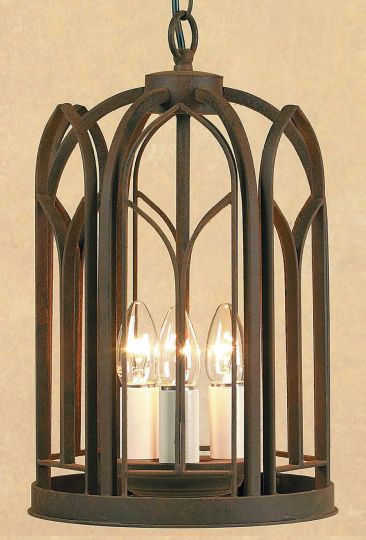 Impex SMRRV00001/A Villa Series Decorative 3 Light Aged Ceiling Light