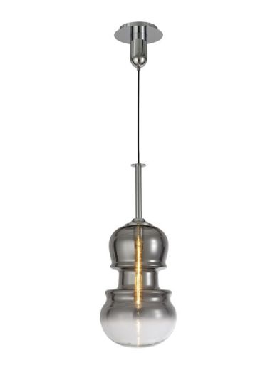 Mantra Sonata Pendant 29cm Round 1 x E27 Polished Chrome / Graphite