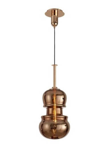 Mantra Sonata Pendant 29cm Round 1 x E27 Copper