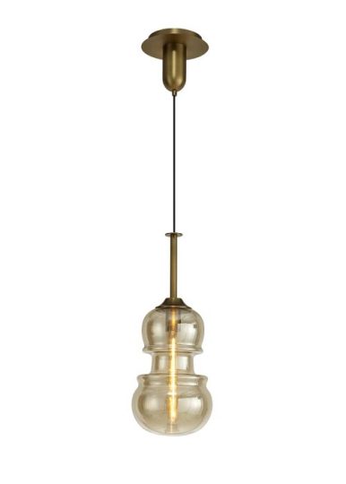 Mantra Sonata Pendant 22cm Round 1 x E27 Bronze