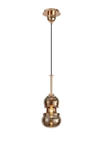 Mantra Sonata Pendant 15cm Round 1 x E27 Copper