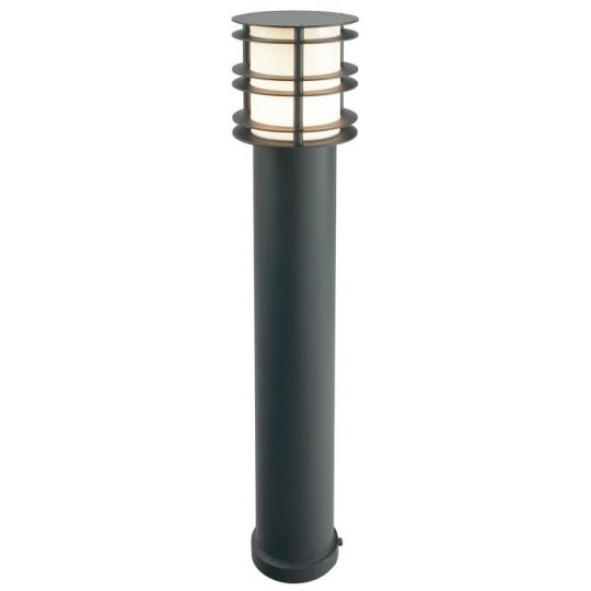Norlys Stockholm 1 Light Large Bollard - Black