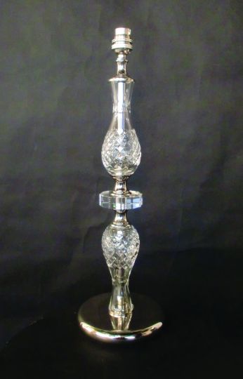 Impex ST0000E/TL/N Boston  Series Decorative 1 Light Nickel Table Lamp